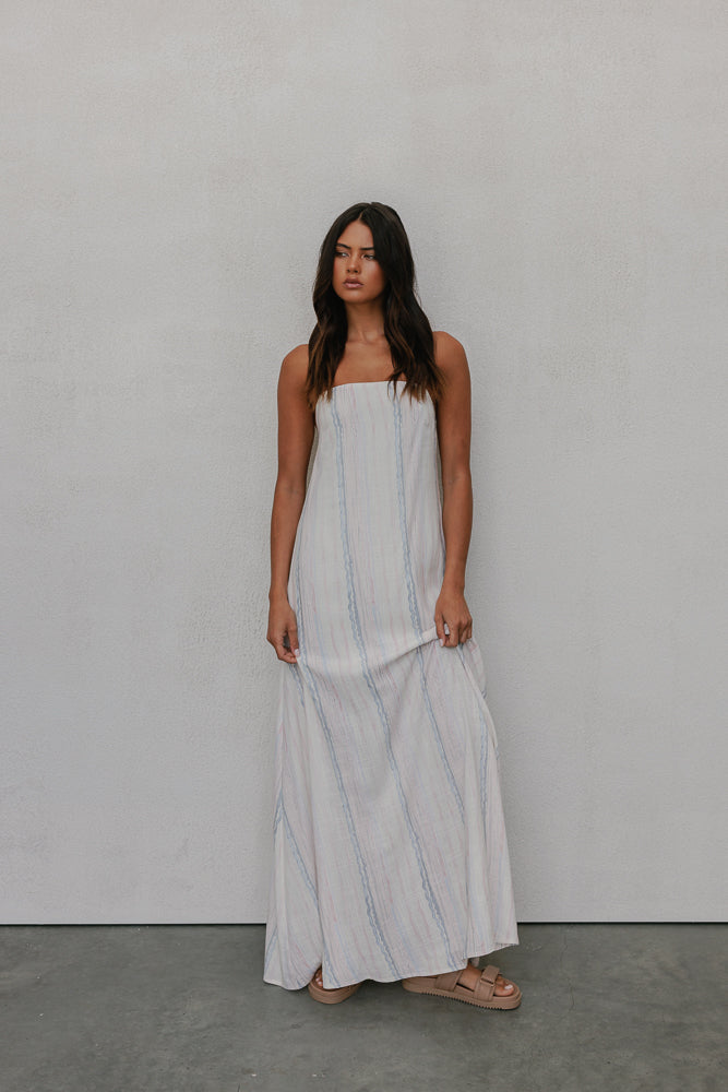 Bevissima Dress - Watercolour Stripe