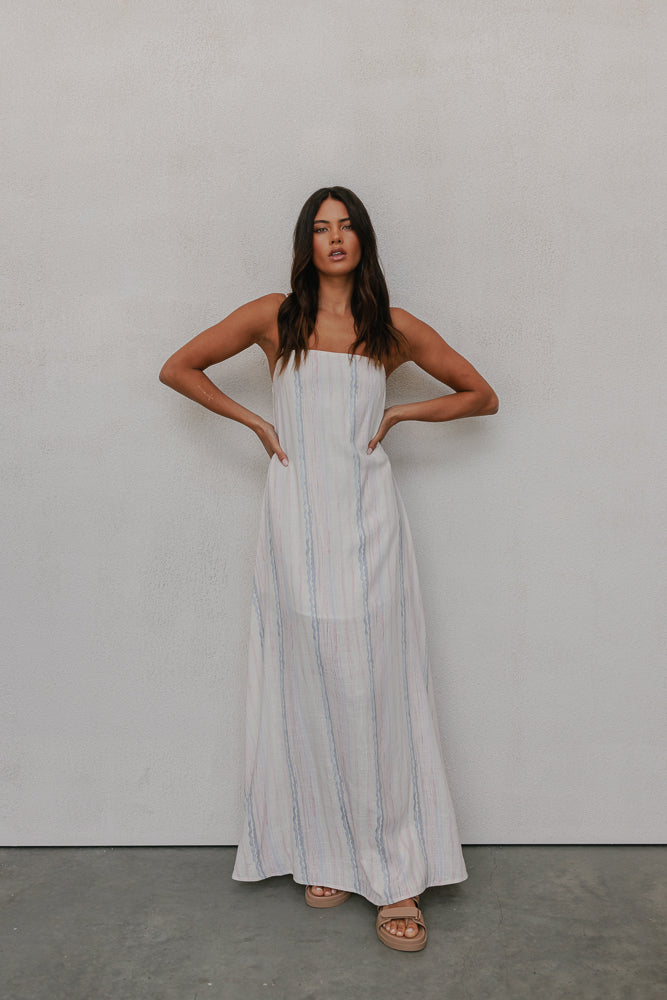 Bevissima Dress - Watercolour Stripe