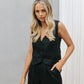 Vivien Pant - Black Linen