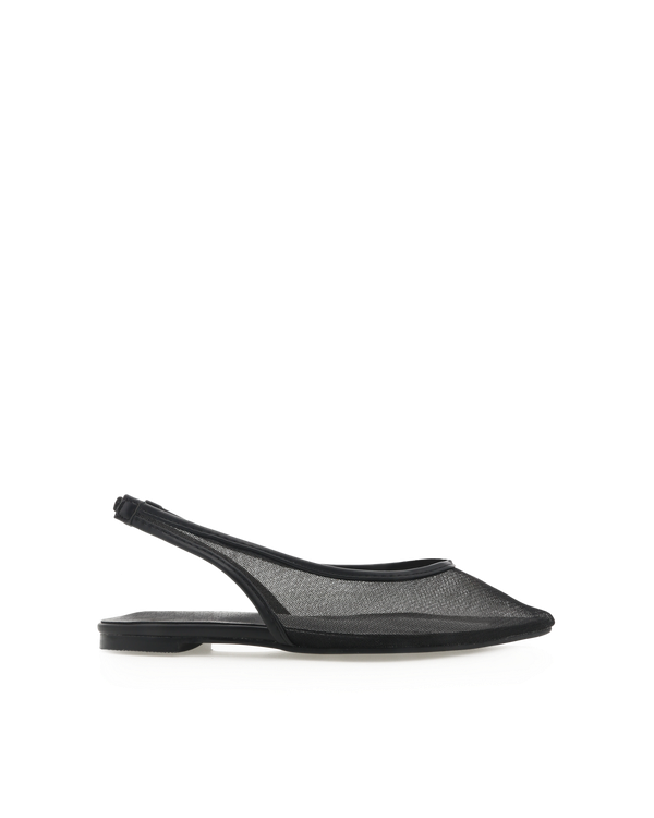 Margot Mesh Flats Black