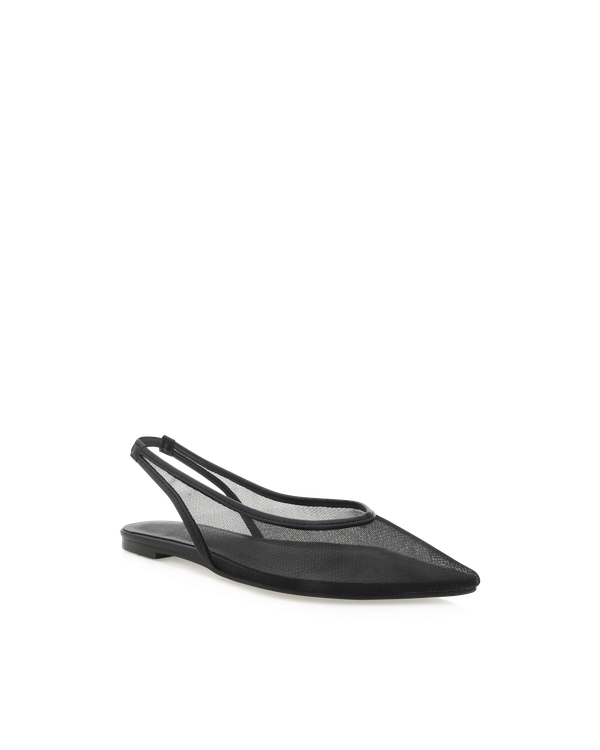 Margot Mesh Flats Black