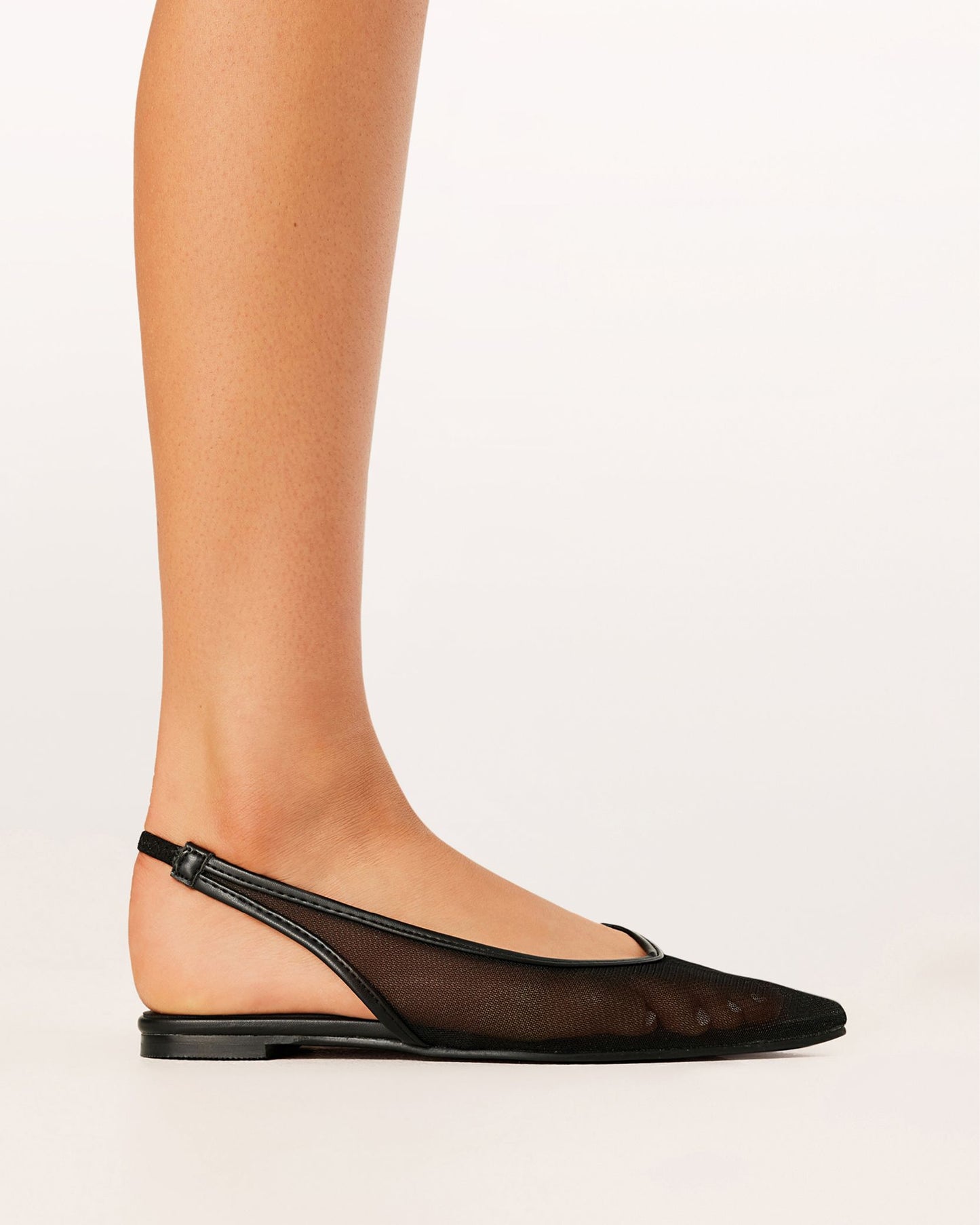 Margot Flats - Black Mesh