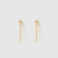 Mia Chain Earrings - Gold