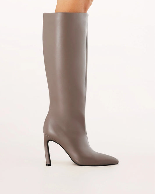 Mirabella Knee High Boots - Slate Grey