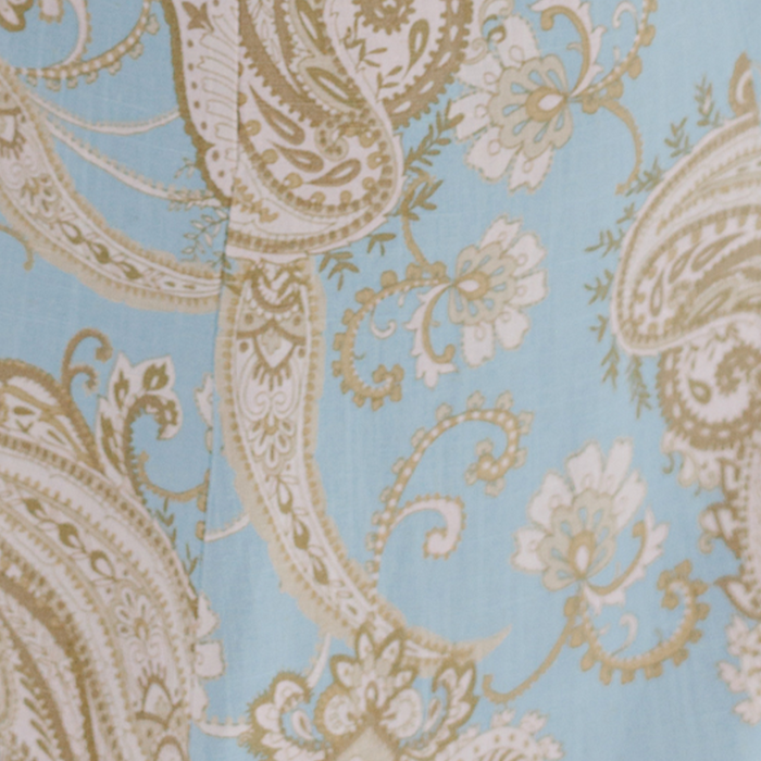 SKY BLUE PAISLEY PRINT