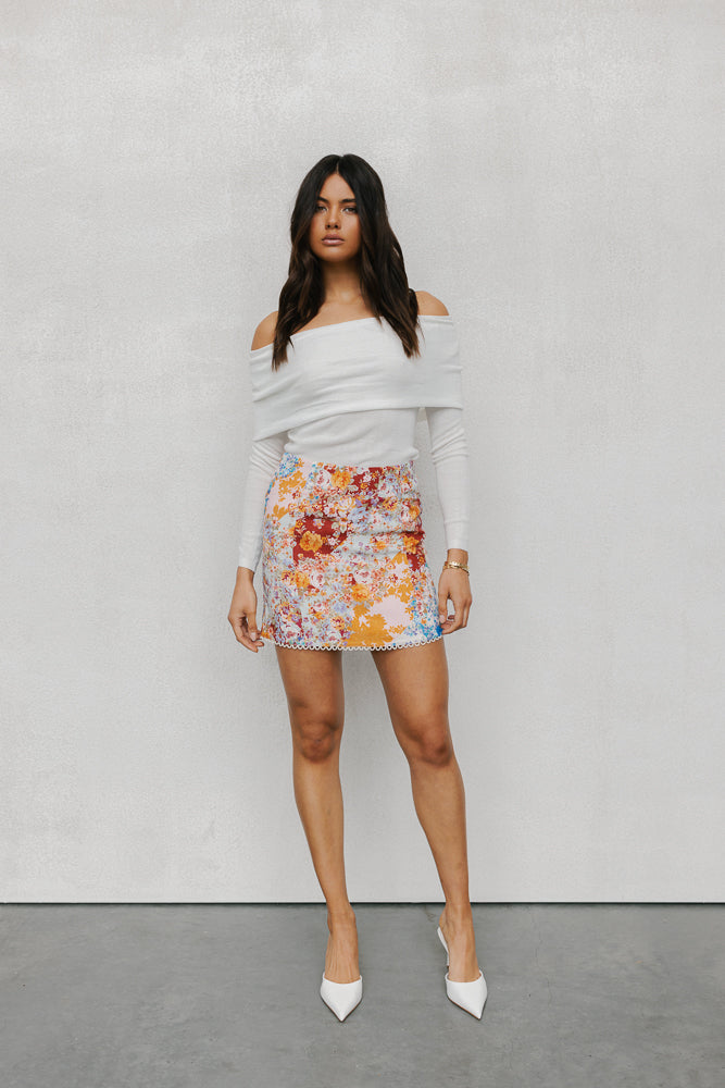 Paola Skirt - Bloom Print