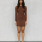 Phoebe Dress - Chocolate