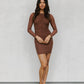 Phoebe Dress - Chocolate