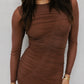 Phoebe Dress - Chocolate