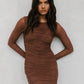 Phoebe Dress - Chocolate