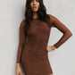 Phoebe Dress - Chocolate