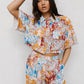 PRE ORDER - Esimio Top - Bloom Print