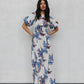 Pelato Dress - Cream/Blue Paisley