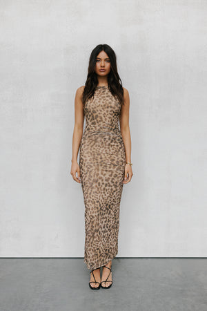 Kayla Dress - Leopard