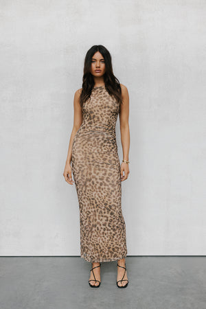 Kayla Dress - Leopard