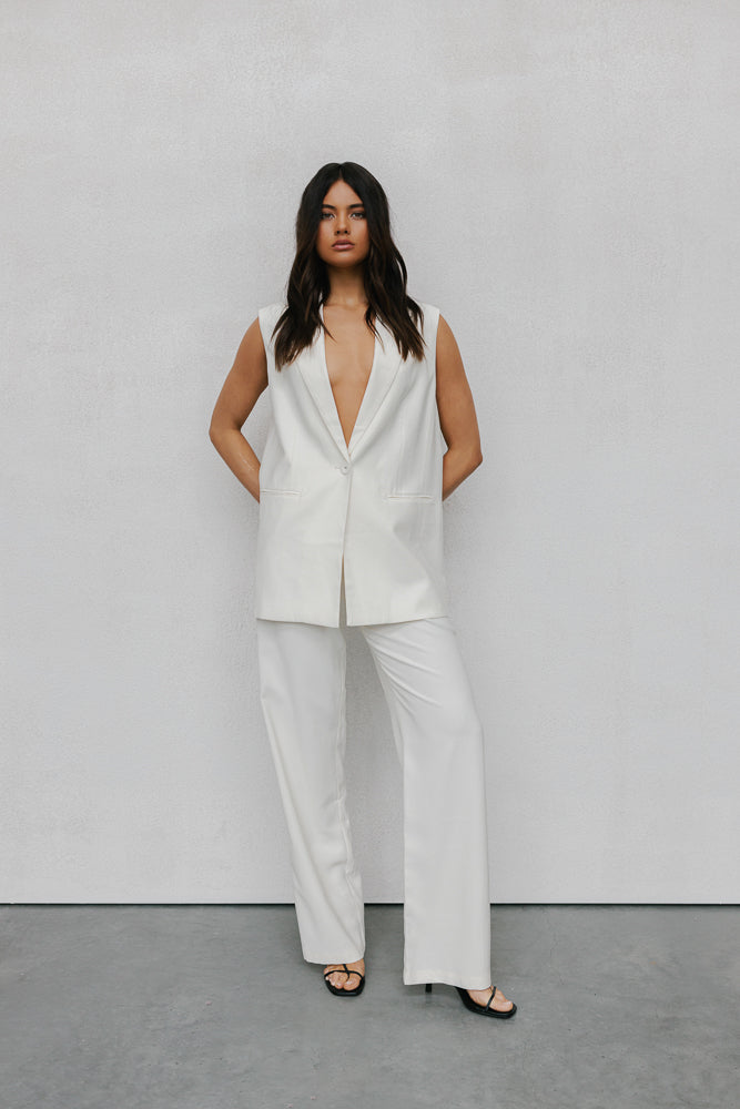 Mayda Tailored Pants Bone