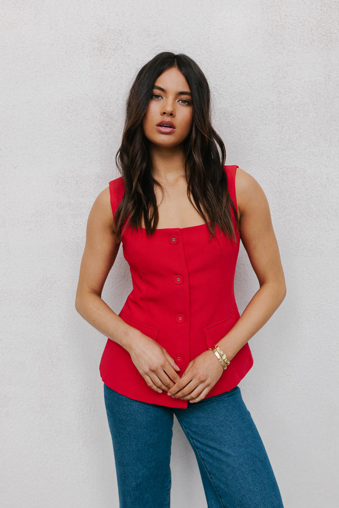 Valli Vest - Red