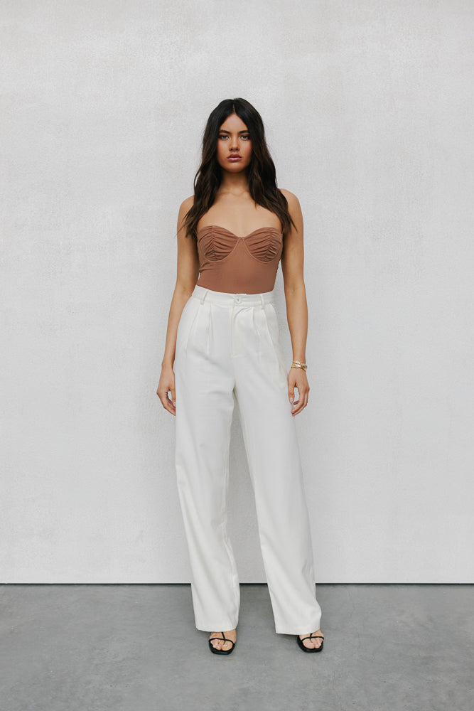Pip Bodysuit Caramel