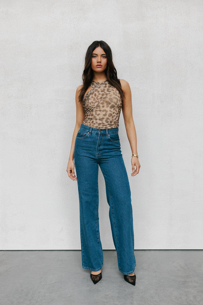 Paris Top Leopard