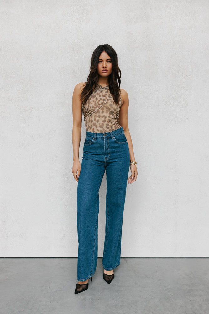 Paris Top Leopard