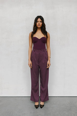 PRE ORDER OCTOBER - Pinot Bodysuit - Plum