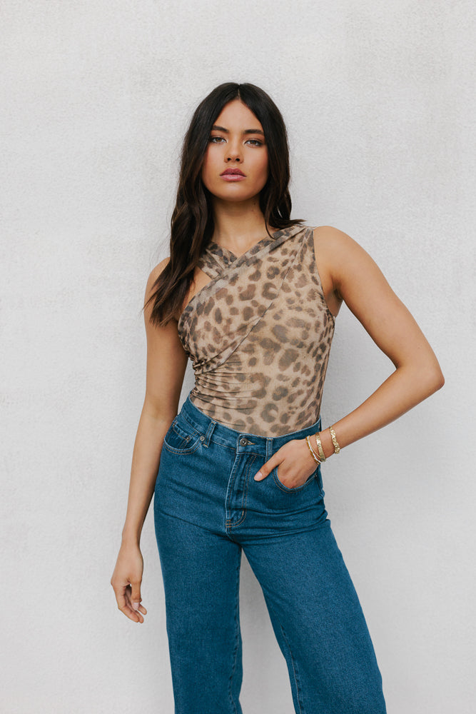 Paris Top Leopard