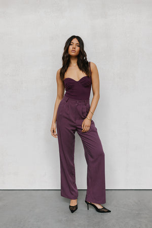 PRE ORDER OCTOBER - Pinot Bodysuit - Plum