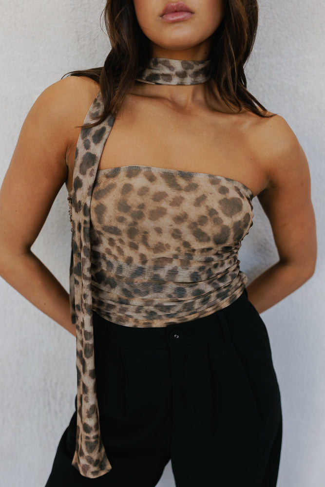 Jenny Top Leopard