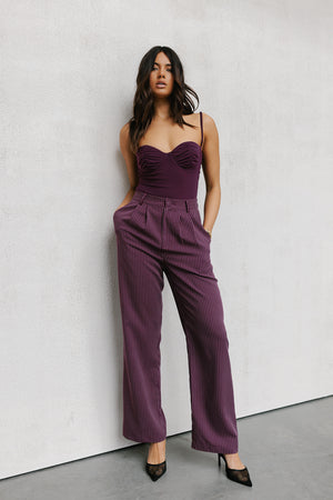 PRE ORDER OCTOBER - Pinot Bodysuit - Plum