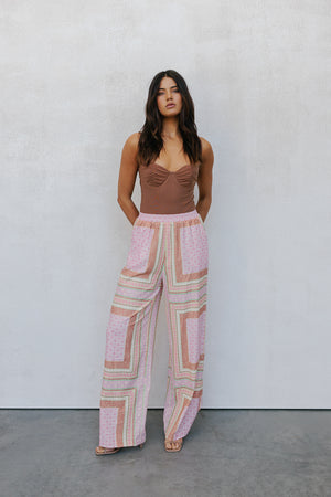 Quest Pants - Pink Tile