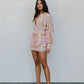 PRE ORDER EARLY OCTOBER - Jordyn Shirt - Pink Tile