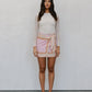 PRE ORDER - Geneve Skirt - Pink Tile