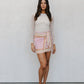 PRE ORDER - Geneve Skirt - Pink Tile