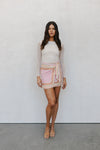 PRE ORDER - Geneve Skirt - Pink Tile