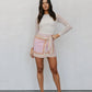 PRE ORDER - Geneve Skirt - Pink Tile