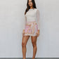 PRE ORDER - Geneve Skirt - Pink Tile