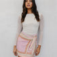 PRE ORDER - Geneve Skirt - Pink Tile