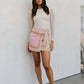 PRE ORDER - Geneve Skirt - Pink Tile