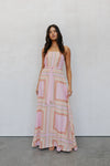 Phoenix Dress - Pink Tile