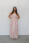 Phoenix Dress - Pink Tile