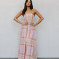 Phoenix Dress - Pink Tile