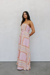 Phoenix Dress - Pink Tile