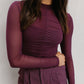 PRE ORDER - Hannah Top - Plum