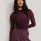 PRE ORDER - Hannah Top - Plum