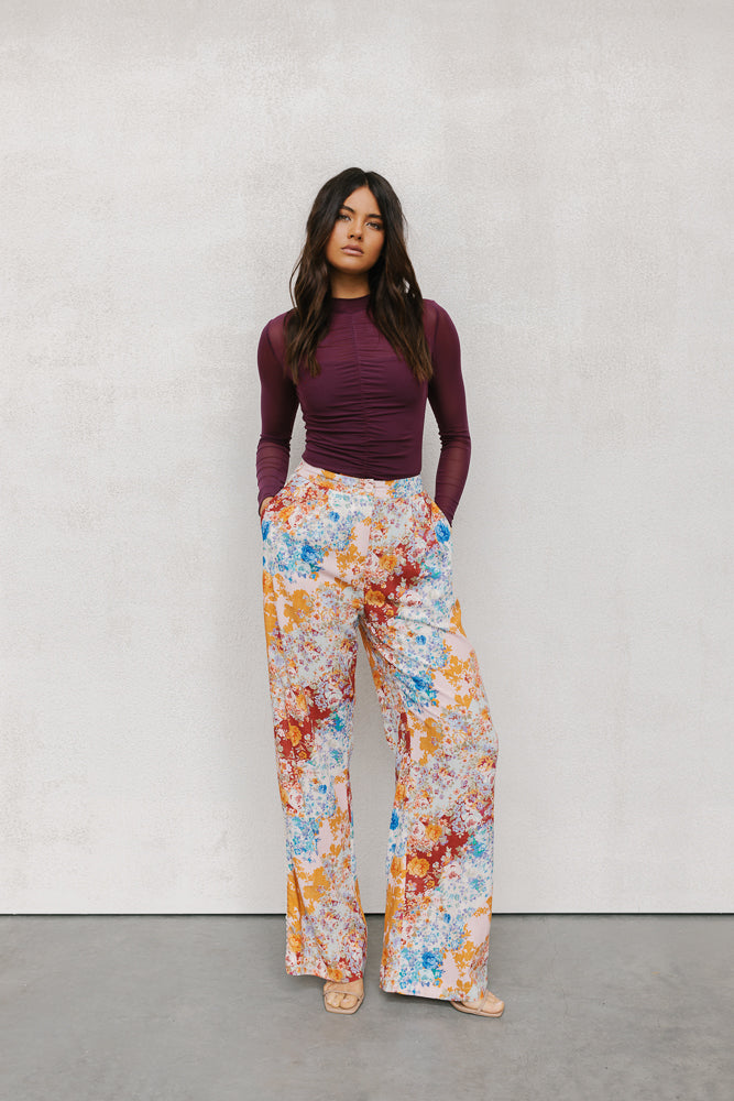 PRE ORDER Finn Long Sleeve Top Plum
