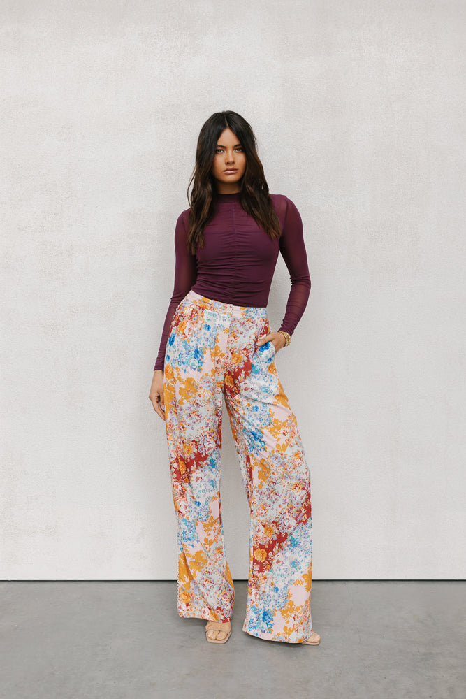 Sempre Pants Bloom Floral Print