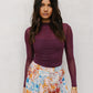 PRE ORDER - Hannah Top - Plum