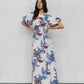 Pelato Dress - Cream/Blue Paisley