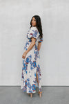 Pelato Dress - Cream/Blue Paisley