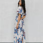 Pelato Dress - Cream/Blue Paisley